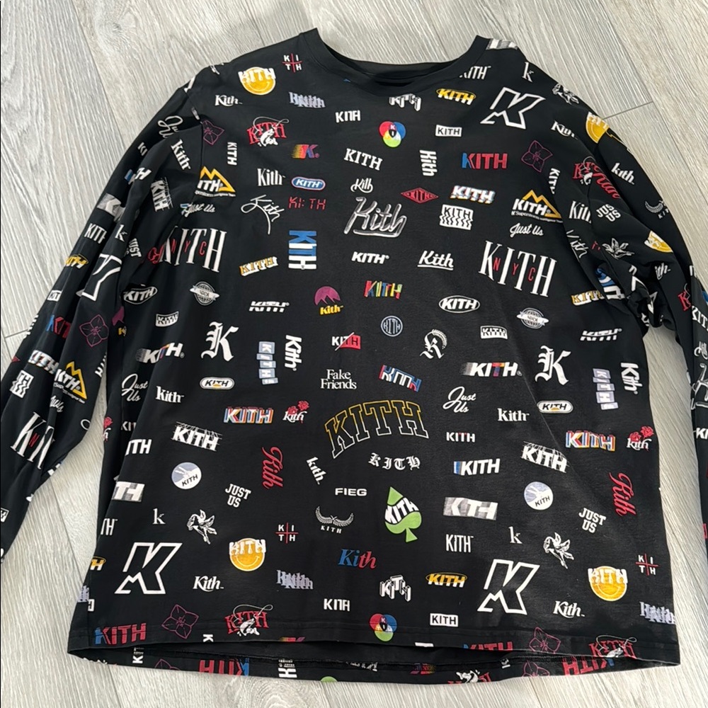 KITH Multicolor Logo Long Sleeve Shirt
